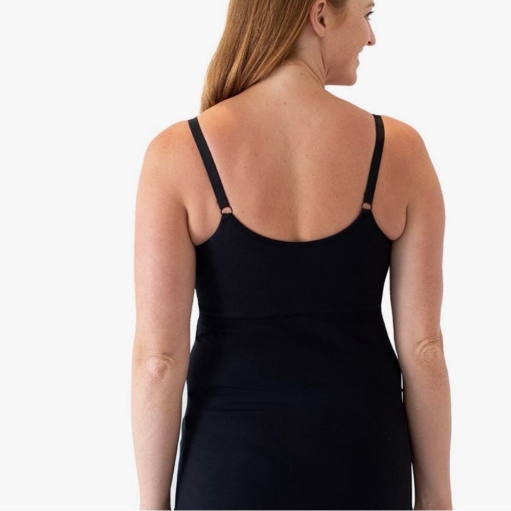 KINDRED BRAVELY Simply Sublime® Maternity & Nursing Tank Black Bra Medium Busty - Picture 2 of 14